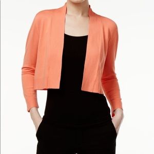 Calvin Klein | Tangerine open front cardigan